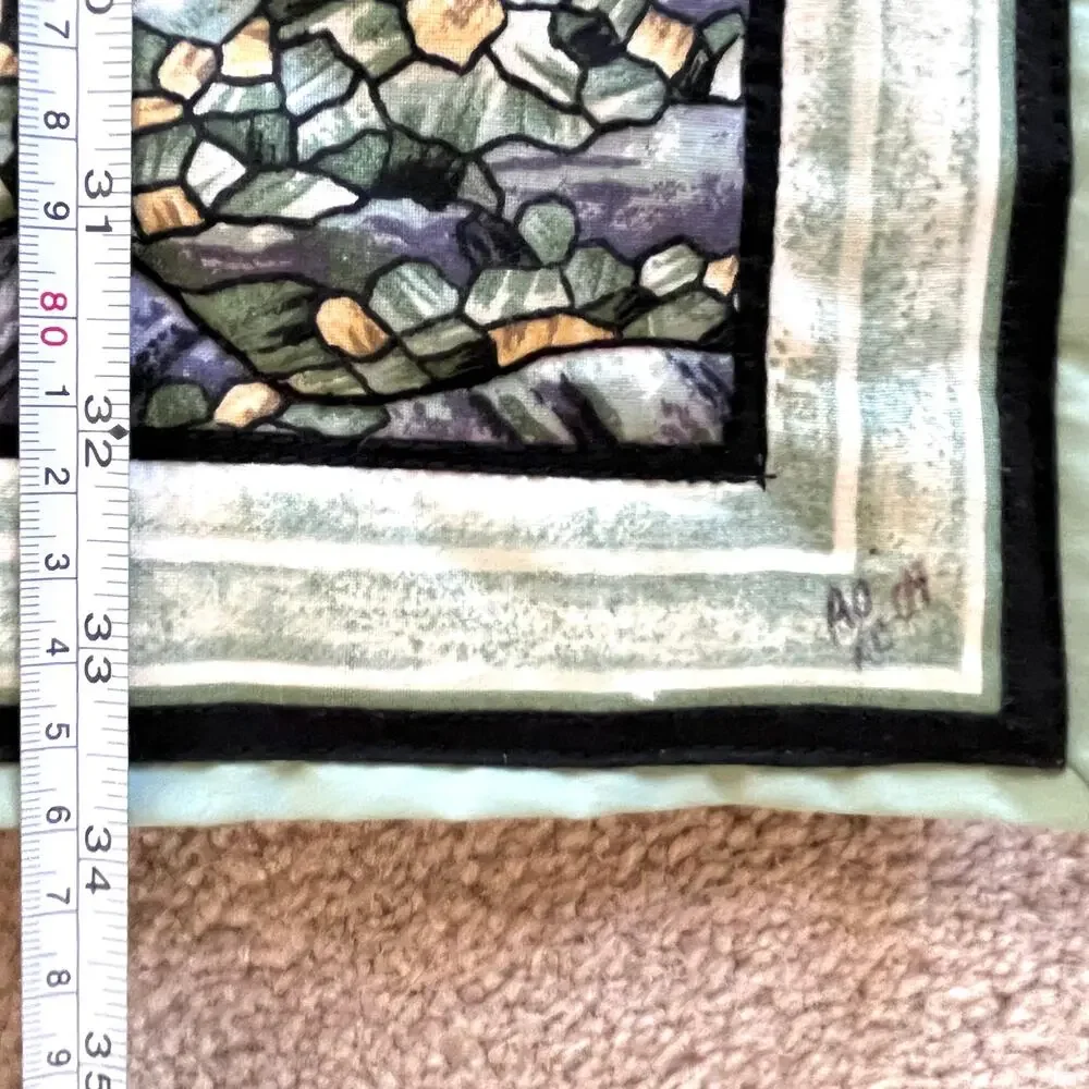 Finished Serenity Prayer Quilt Panel Fabric Art Wall Hanging Tapestry Signed